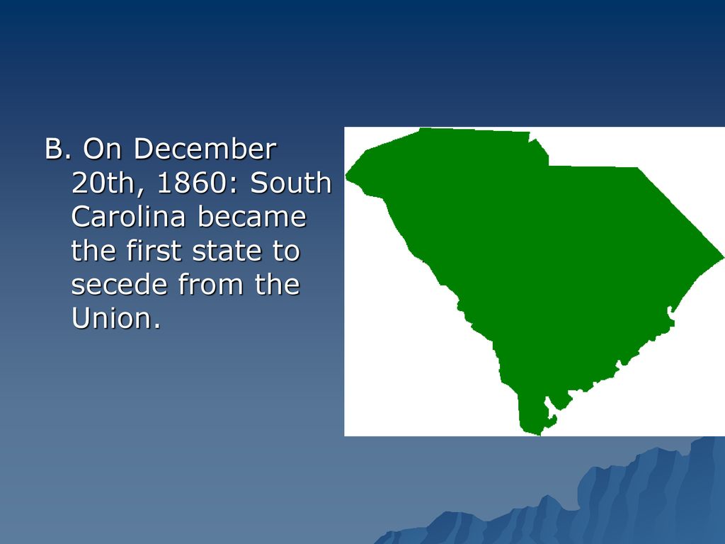 The road to civil war ppt download