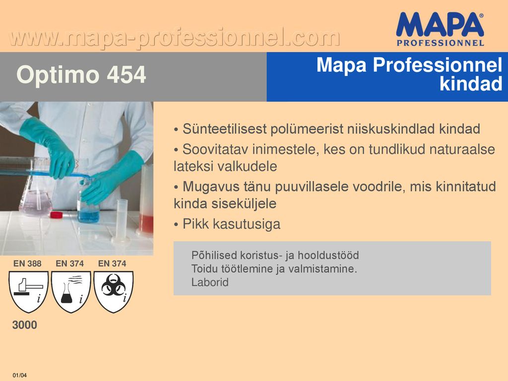 Standardtooted Mapa Professionnel kindad Vital Eco 115 ja ppt download