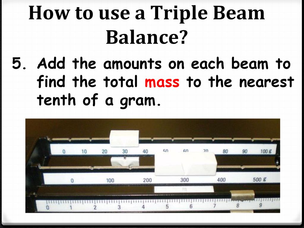 Mass/Volume. - ppt download Throughout Triple Beam Balance Practice Worksheet