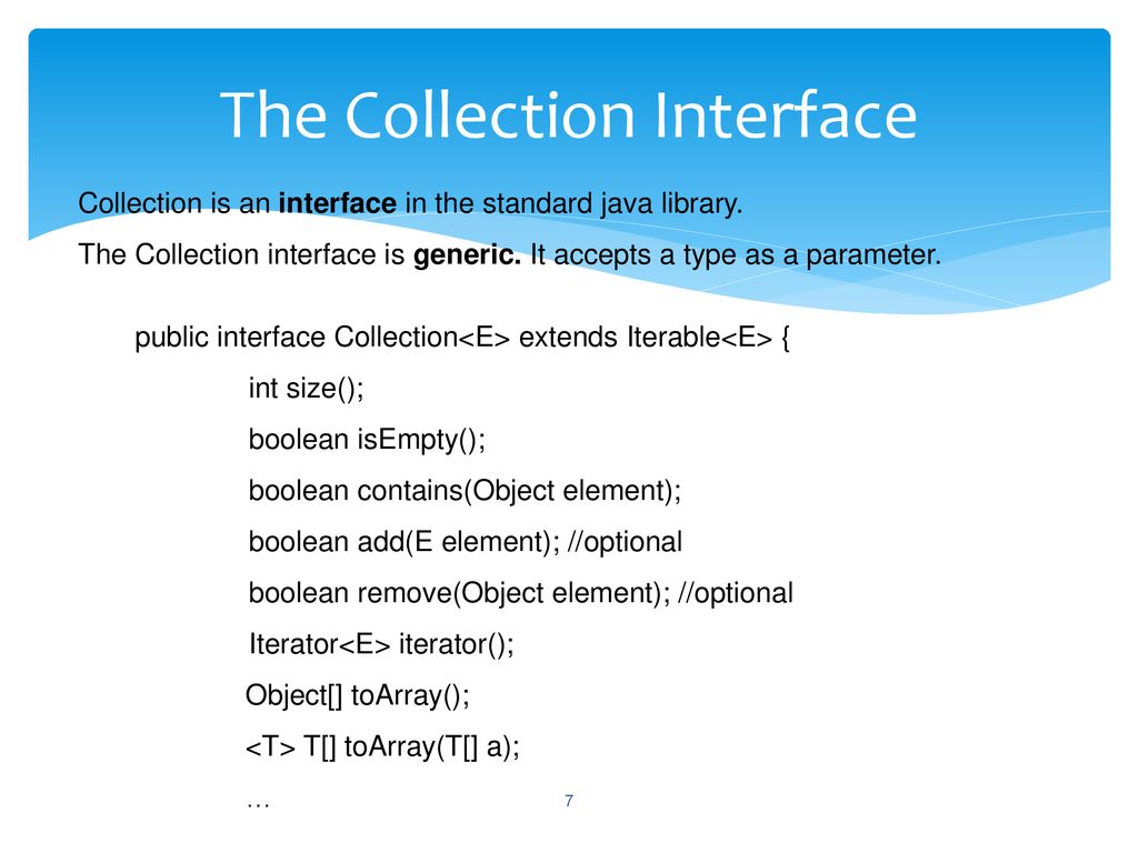 Practical Session 3 Java Collections - ppt download