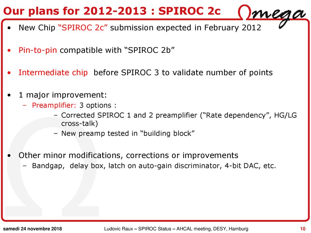 SPIROC Status : Last developments for SPIROC - ppt download