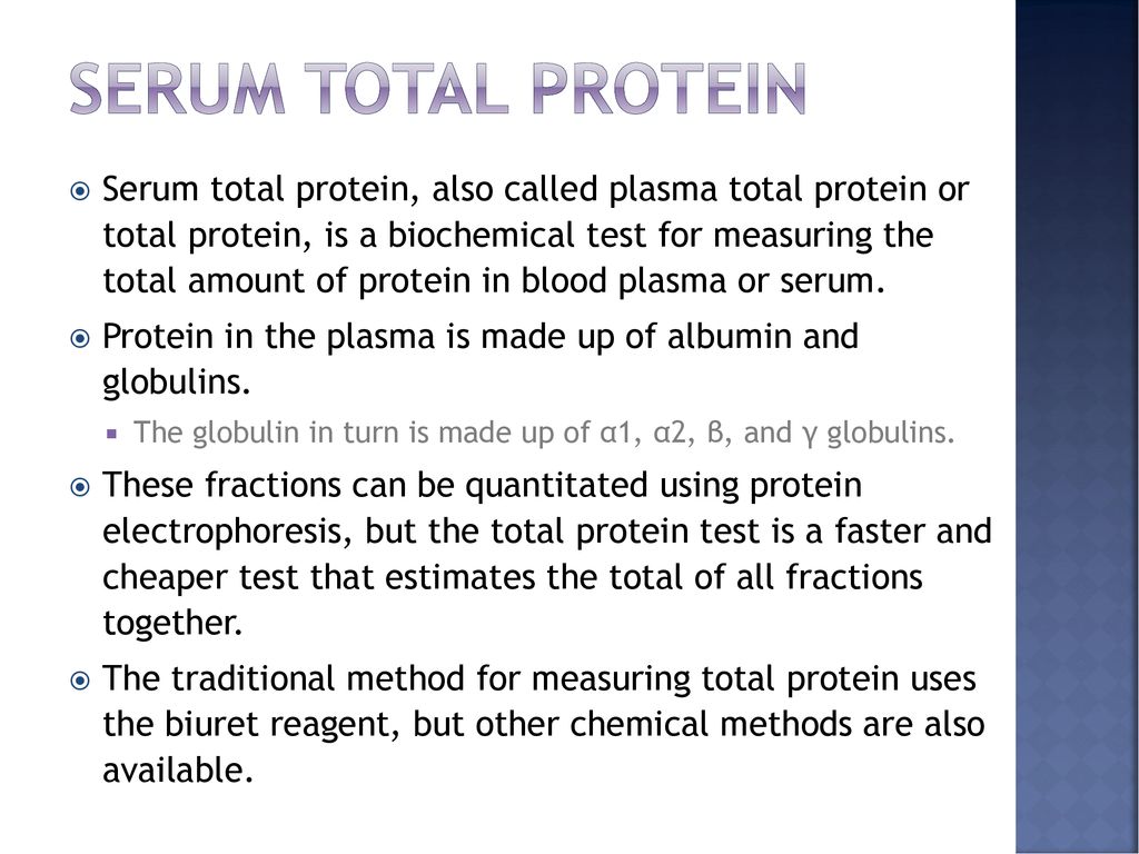 Total Proteins & Albumin Analysis - ppt download