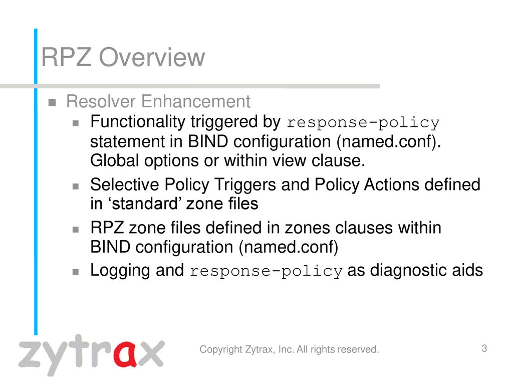 RPZ Configuration DNS RPZ Configuration Lecturer: Ron Aitchison - ppt  download
