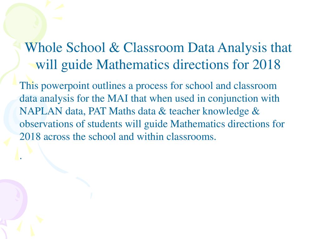 Using data to drive instruction - ppt download
