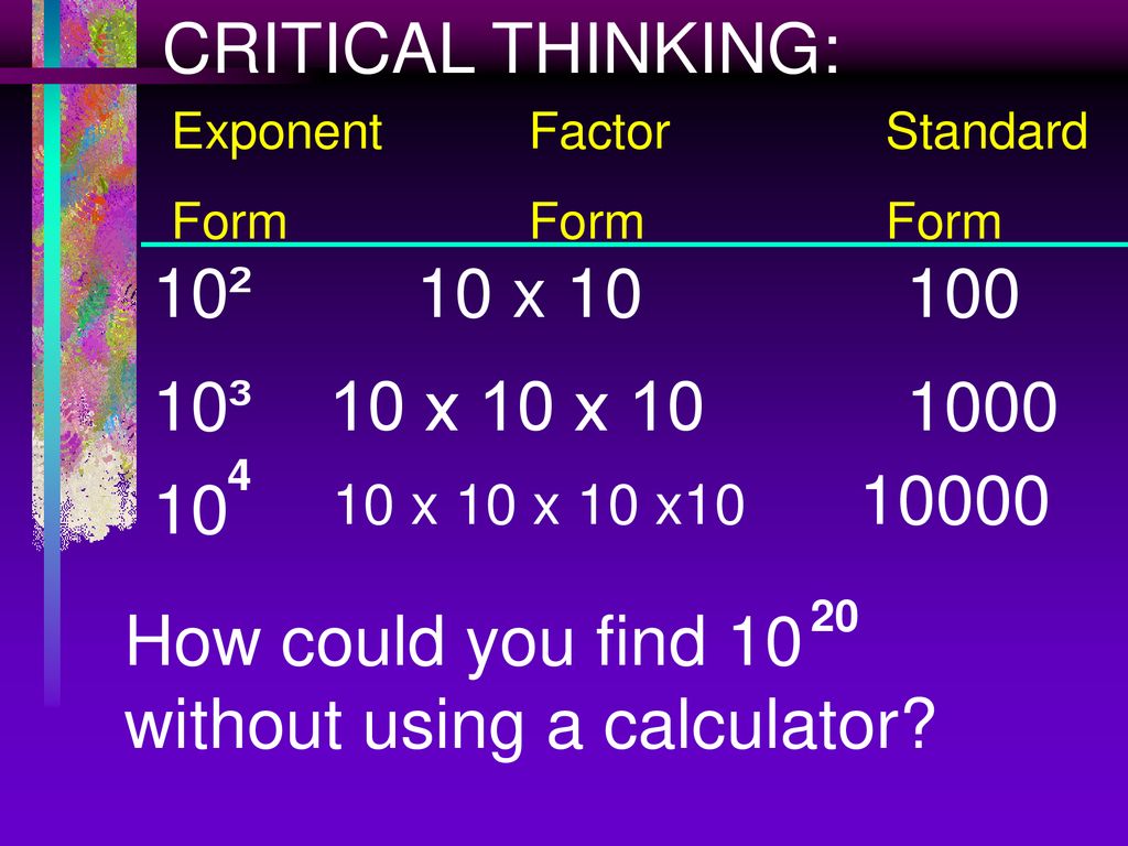 POWERS AND EXPONENTS Ppt Download powers-and-exponents-ppt-download