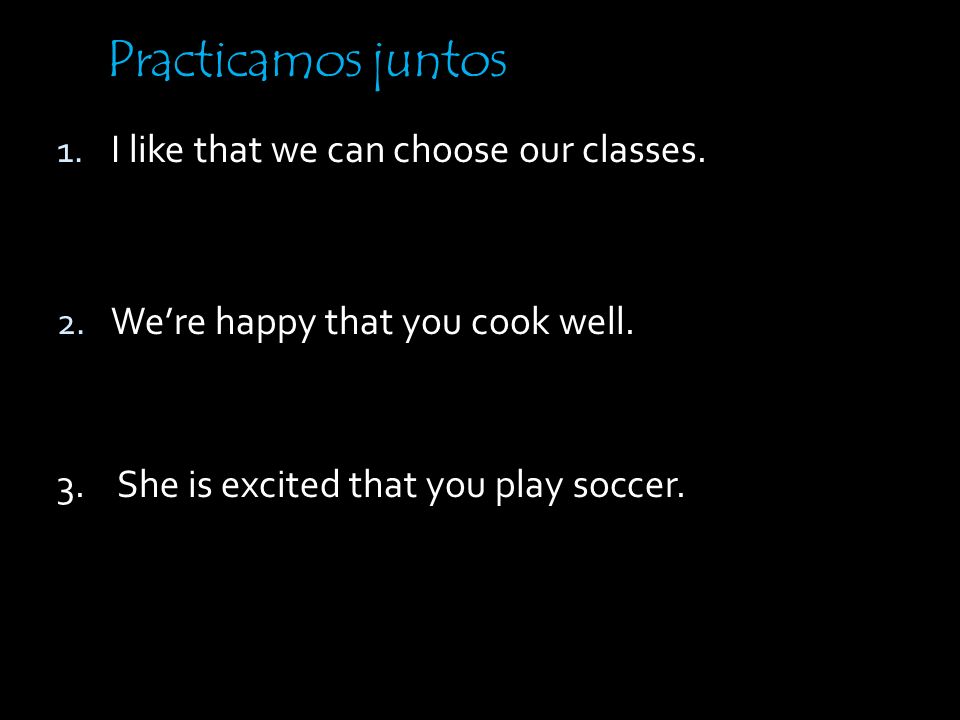 Practicamos juntos I like that we can choose our classes.