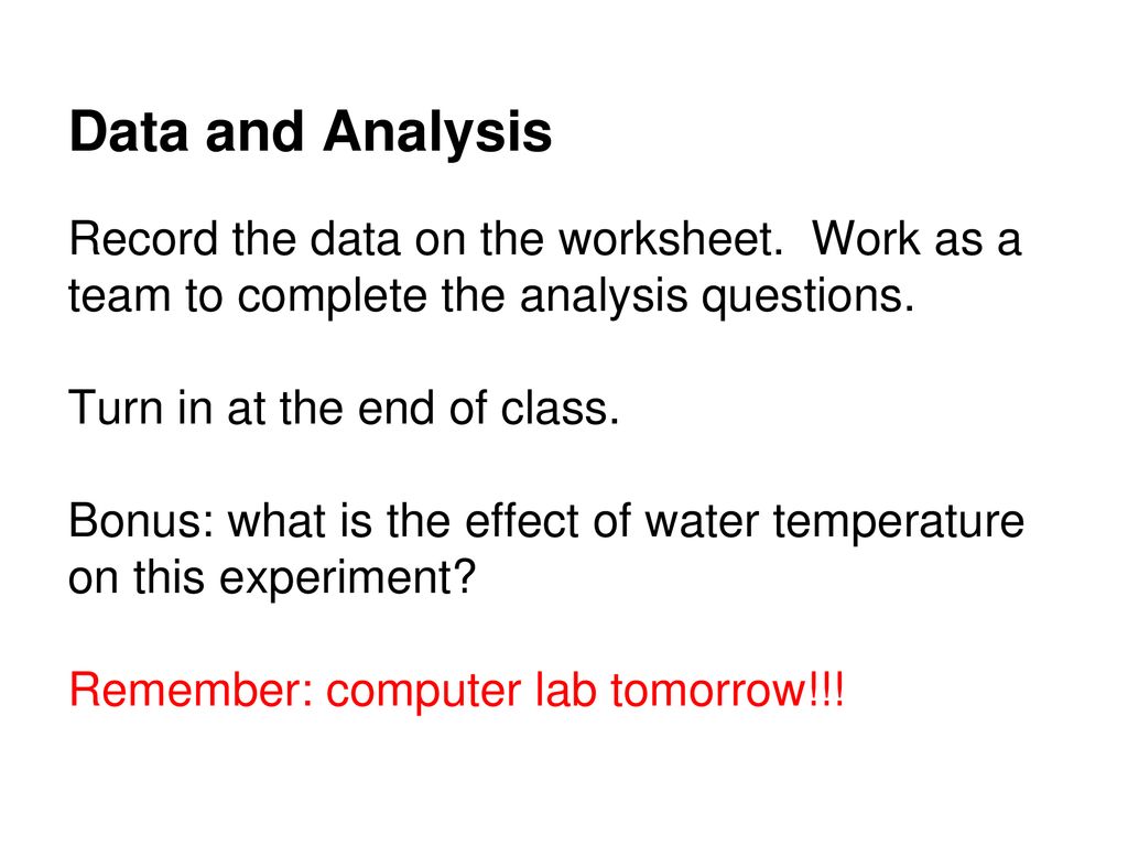 Entry Task: Lab Notebook 2/4/15 - ppt download