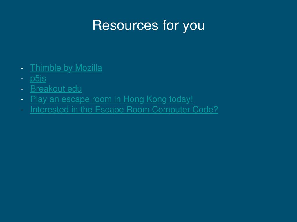 Escape Room Ben Leung American International School Hong Kong Ppt Download