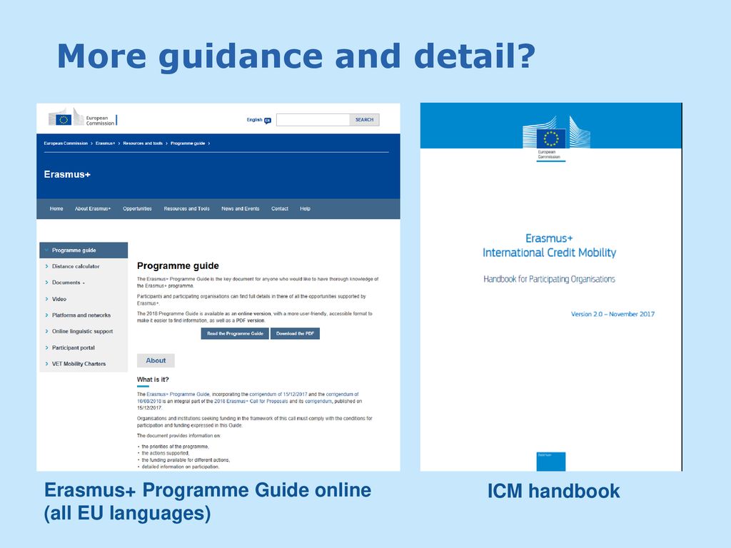 Erasmus+ International Credit Mobility 2019