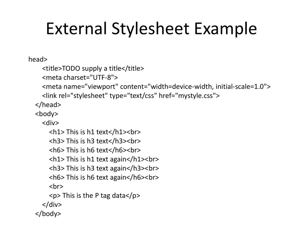 Cascade Style Sheet Demo W3Schools. Com: W3schools - Ppt Download