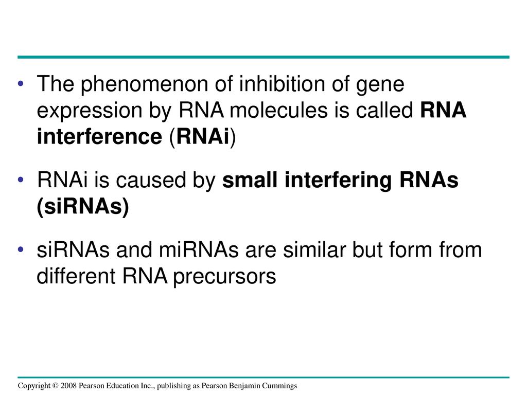 The phenomenon of inhibition of gene expression by RNA molecules is called RNA interference (RNAi)