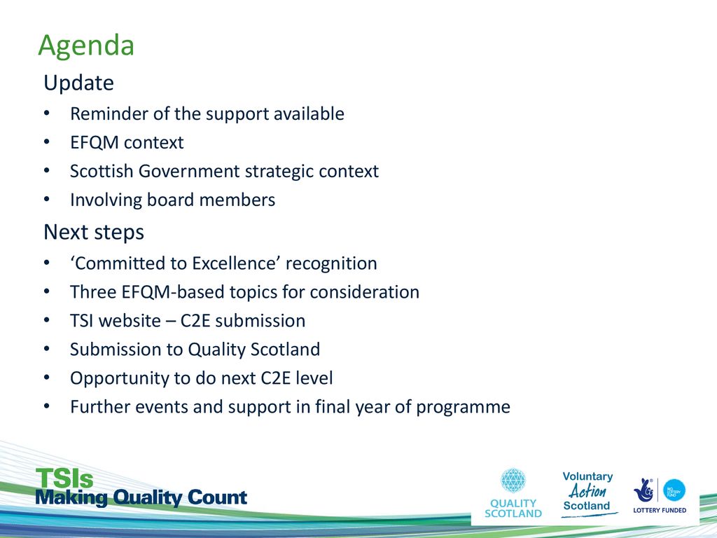 Agenda Update Next steps Reminder of the support available - ppt download
