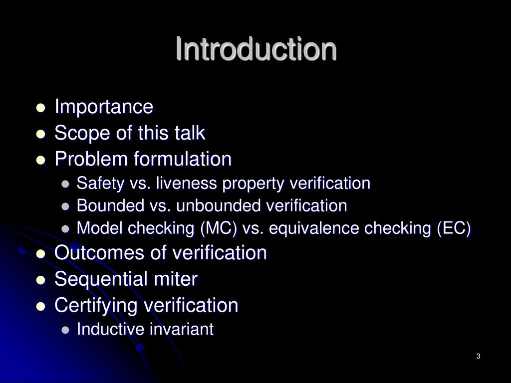 Introduction to formal verification ppt download
