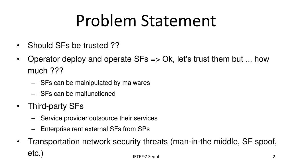 Controlling Service Function Access to NSH - ppt download