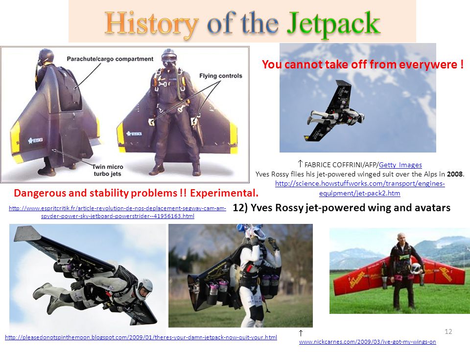 History of the Jetpack By Benjamin LISAN - ppt video online download
