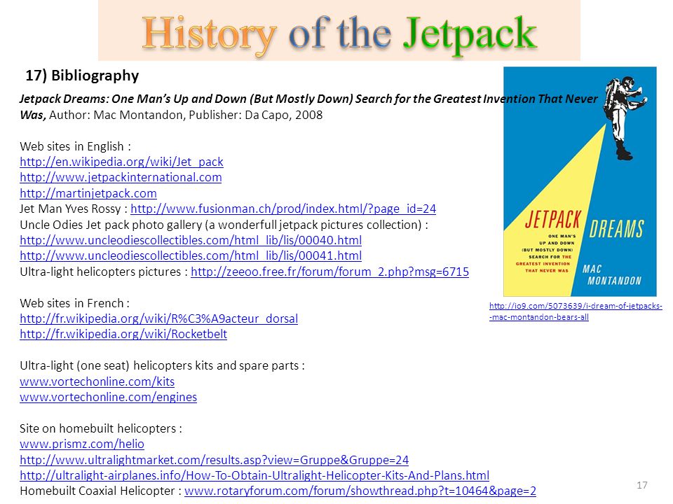 History of the Jetpack By Benjamin LISAN - ppt video online download