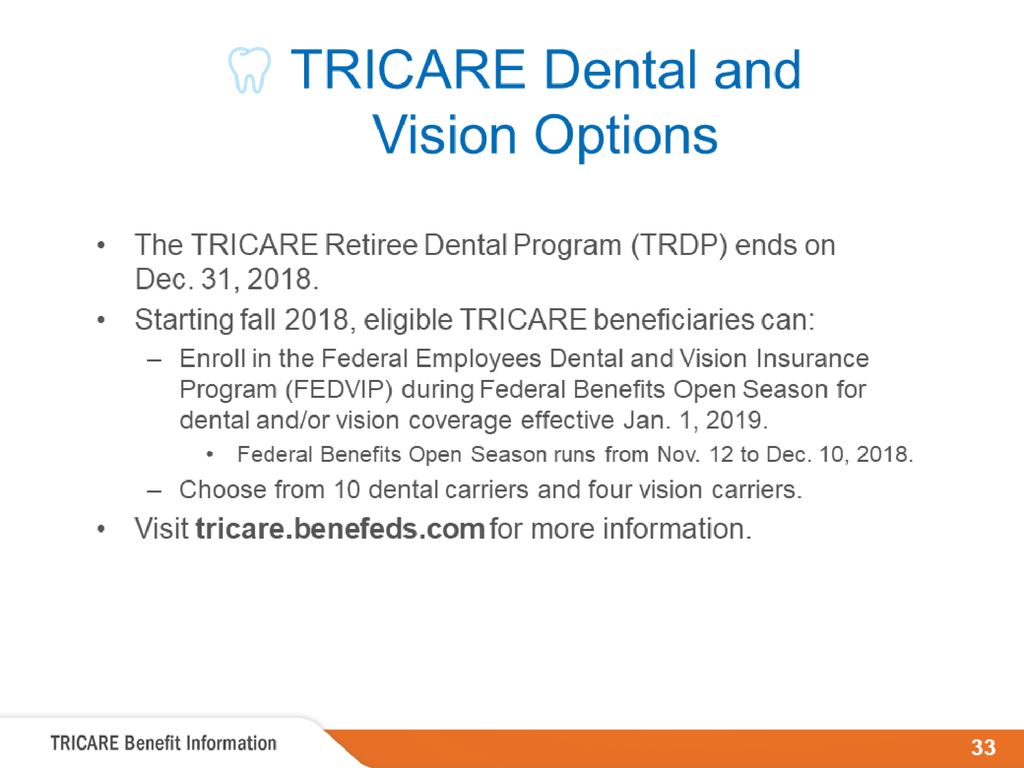 TRICARE Benefits/Programs for National Guard and Reserve during
