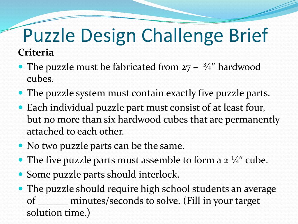 Bendita S Engineering Portfolio Ied Activity 4 1 Puzzle Cube Design Challenge