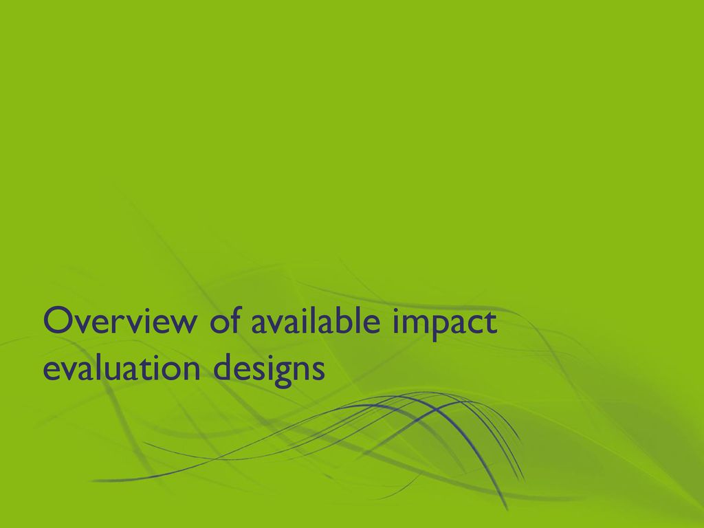 Complex Interventions And The Challenges For Evaluation Design - Ppt ...