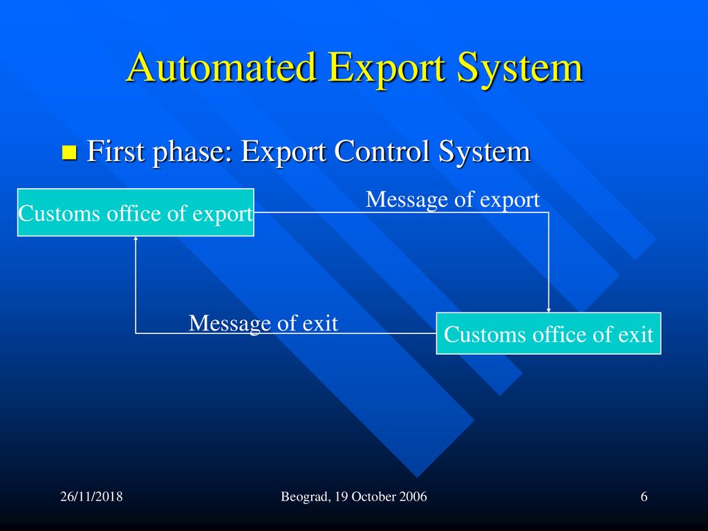 E customs project in the eu ppt download