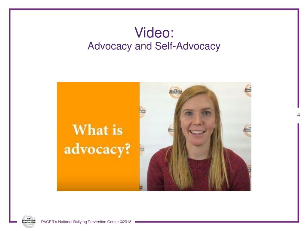 Video: Advocacy and Self-Advocacy