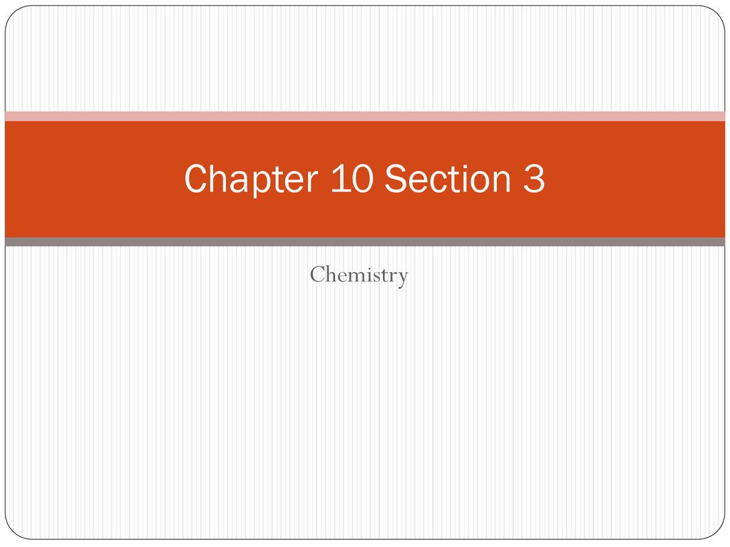 Chapter 10 “Chemical Quantities” - Ppt Download