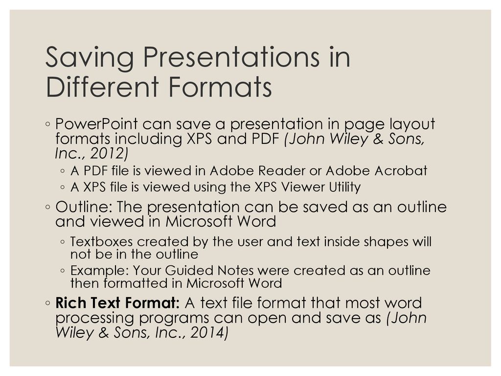 Securing & Sharing a Presentation - ppt download