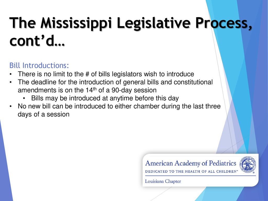 Life of a Bill July 20, MGMA Louisiana/ MGMA Mississippi Southern