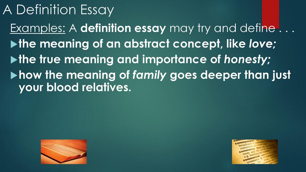 Extended Definition Essay Ppt Download