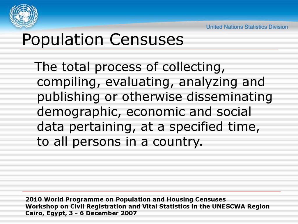 Population Censuses