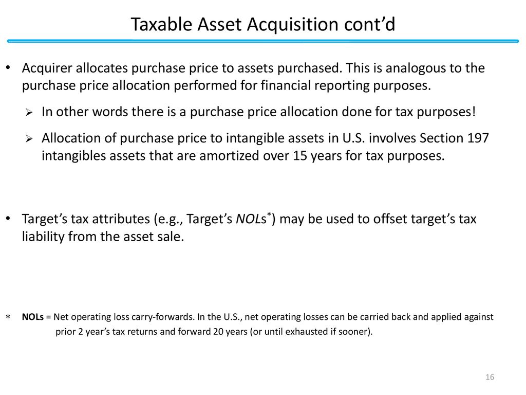 Goodwill Differences Between Gaap And Tax Accounting Wall Street Prep