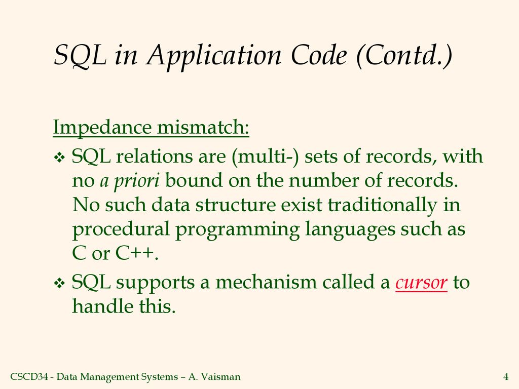 Database Application Development - ppt download