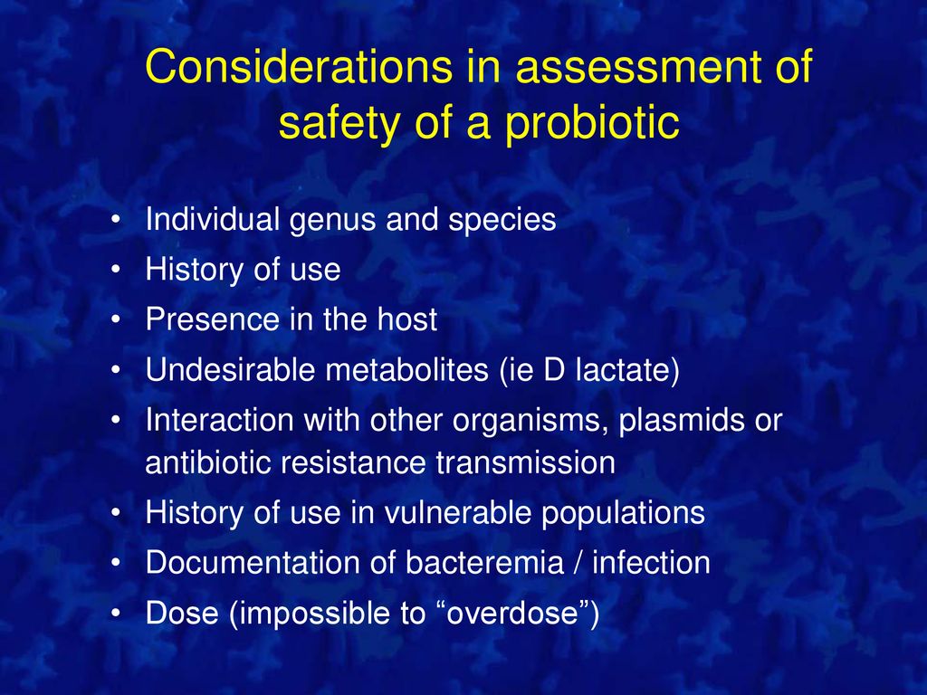 Probiotics Who Should Get Infected? - Ppt Download