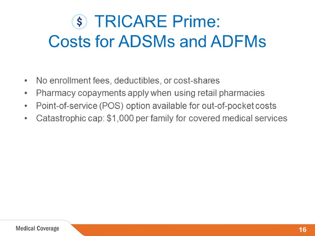 TRICARE Benefits/Programs for the National guard and Reserve during