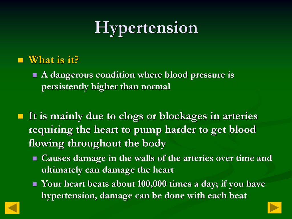 Hypertension What is it