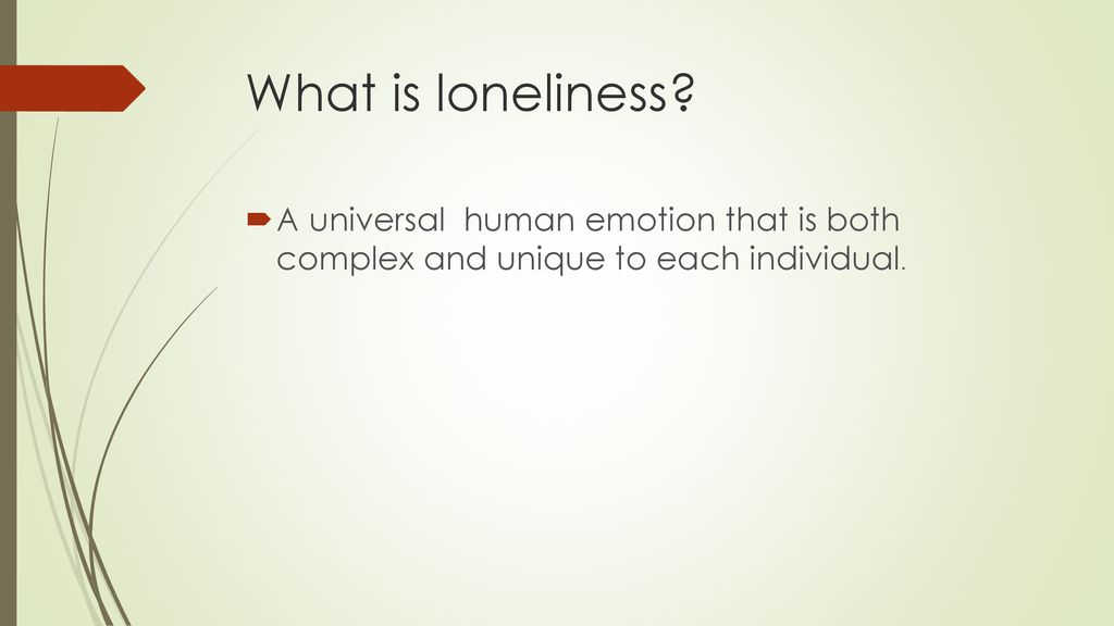 theme of loneliness