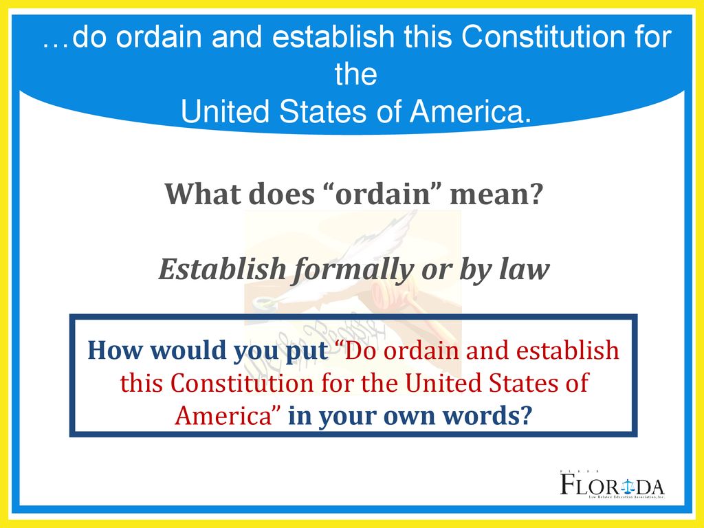 Preamble Breakdown SS.7.C ppt download