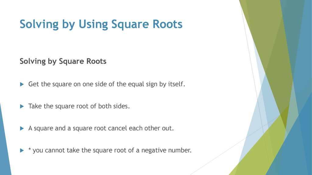 Solving Quadratic Equations Ppt Download solving-quadratic-equations-ppt-download