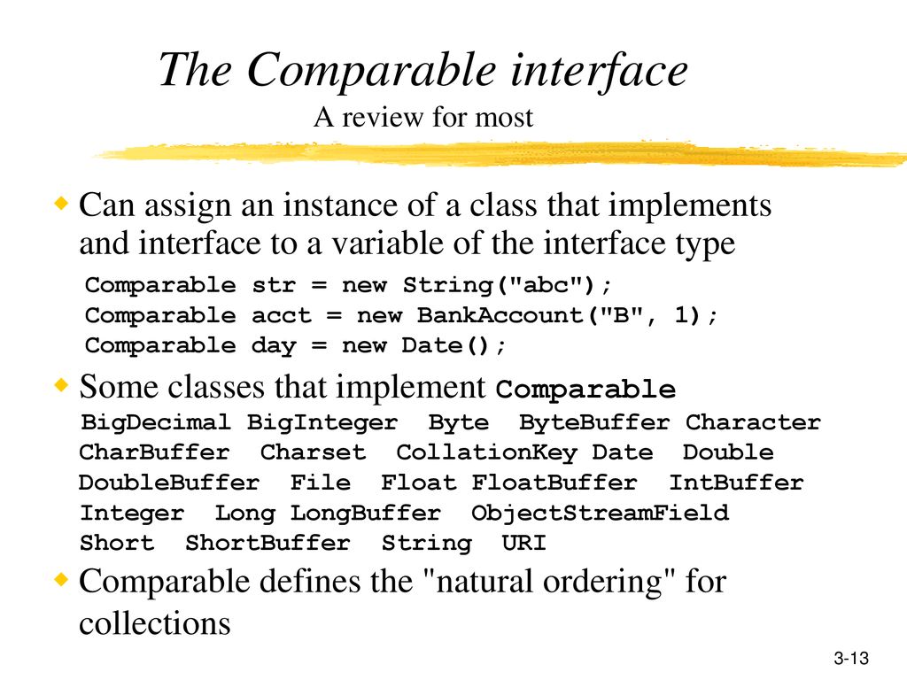 Polymorphism a few java interfaces ppt download