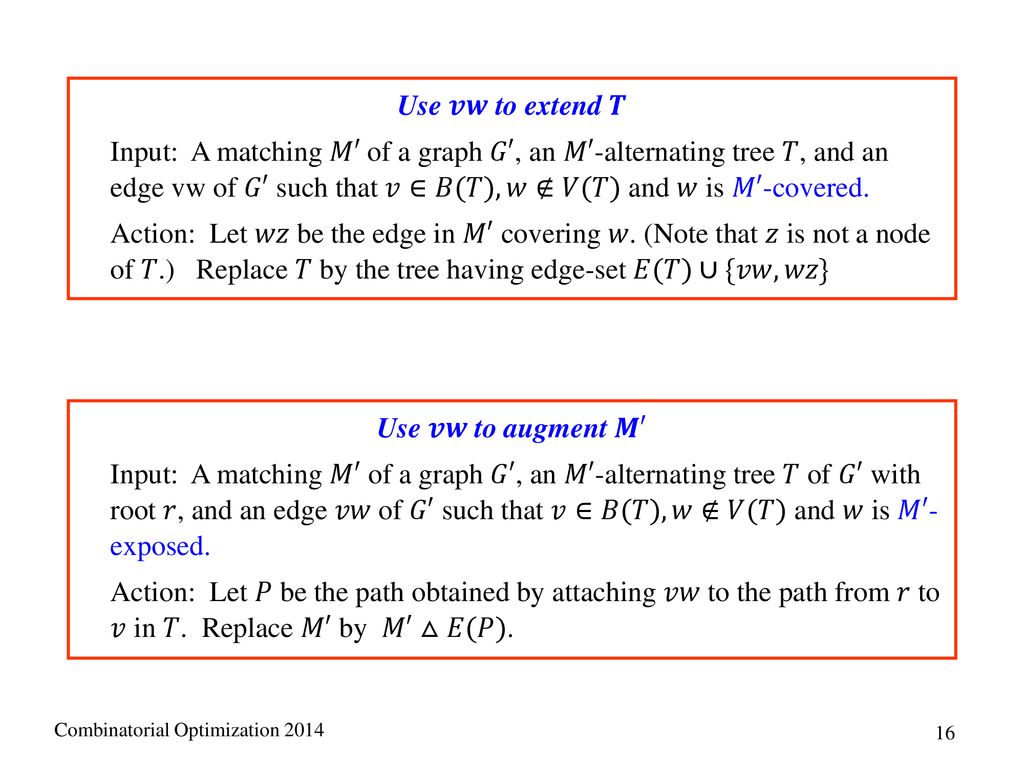 Chapter 5 Optimal Matchings Ppt Download
