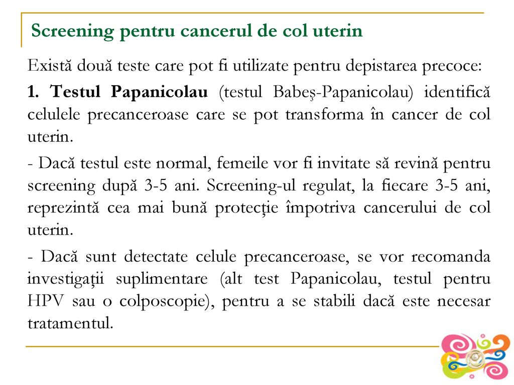 Săptămâna Europeană de Prevenire a Cancerului de Col Uterin Ediţia a 10-a,  ianuarie 2016 INFORMARE. - ppt download