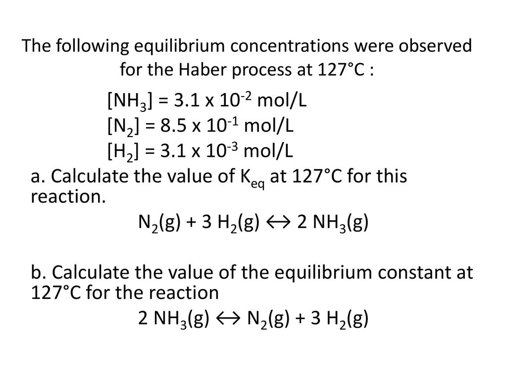 Chemical Equilibrium Portions Adapted From Ppt Download