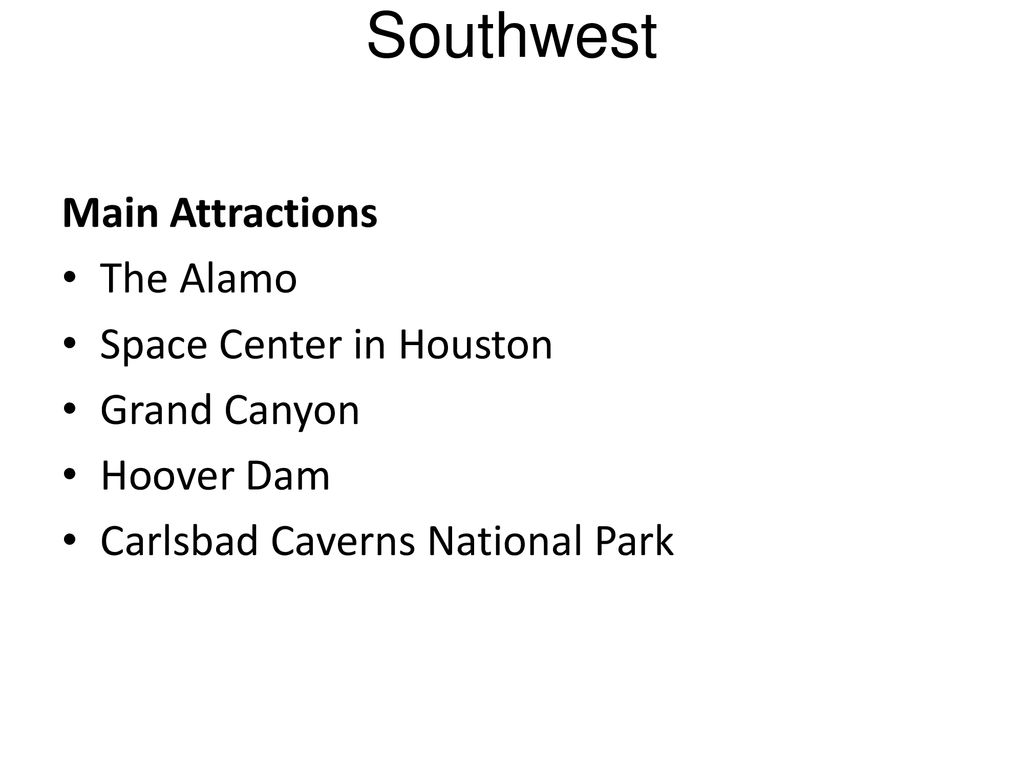 Southwest Main Attractions The Alamo Space Center in Houston