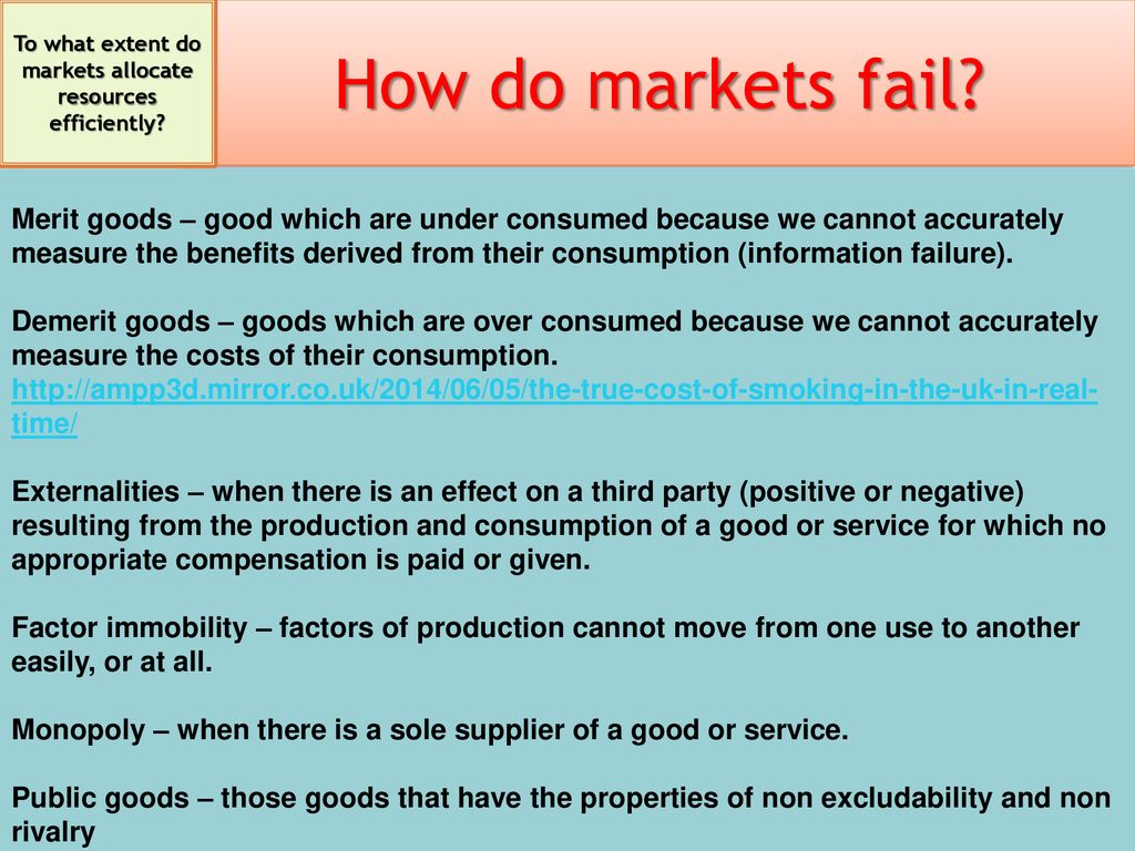 How Successful Are Markets Allocative Efficiency And Market Failure how-successful-are-markets-allocative-efficiency-and-market-failure