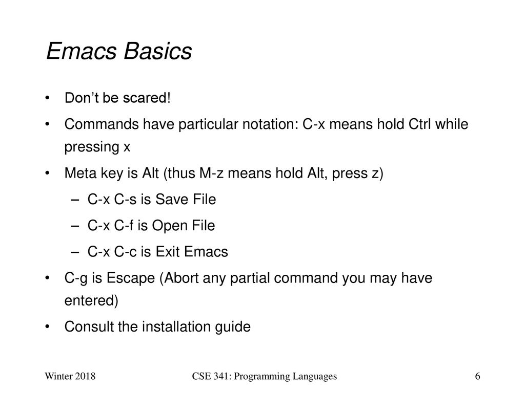 Cse341 programming languages section 1 ppt download