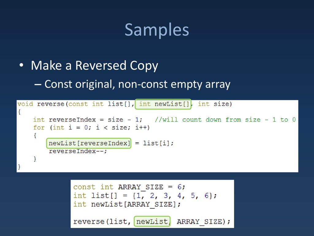 Arrays And Functions. - ppt download