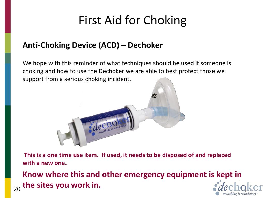 Including Dechoker Rescue Device December ppt download