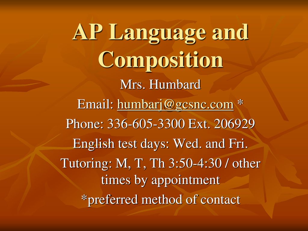AP Language And Composition Ppt Download ap-language-and-composition-ppt-download