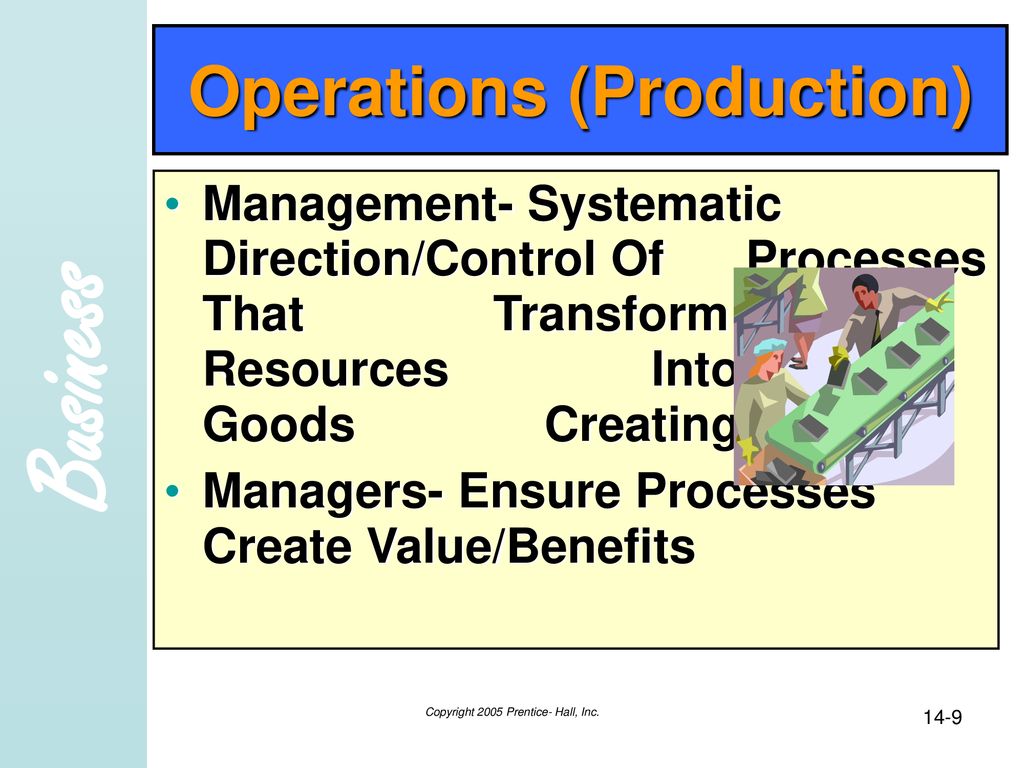 Operations (Production)