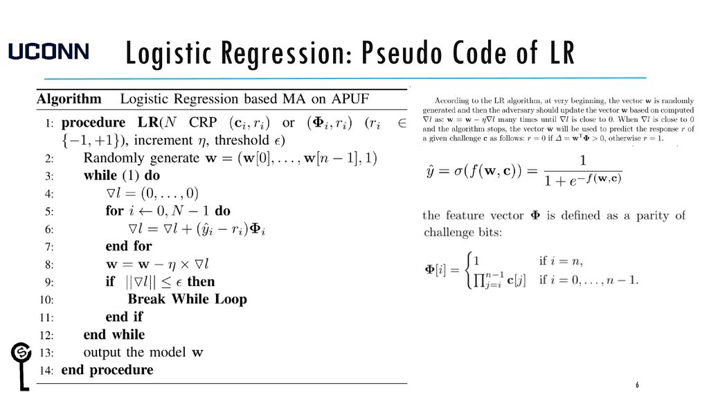 Assignment on PUF modelings based on LR and CMA-ES - ppt download